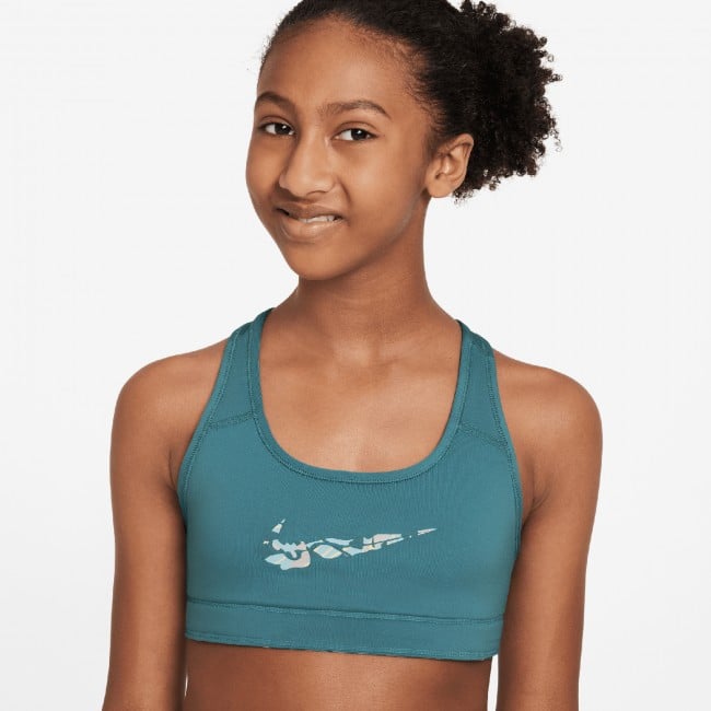 Nike Swoosh Big Kids' (Girls') Reversible Sports Bra.