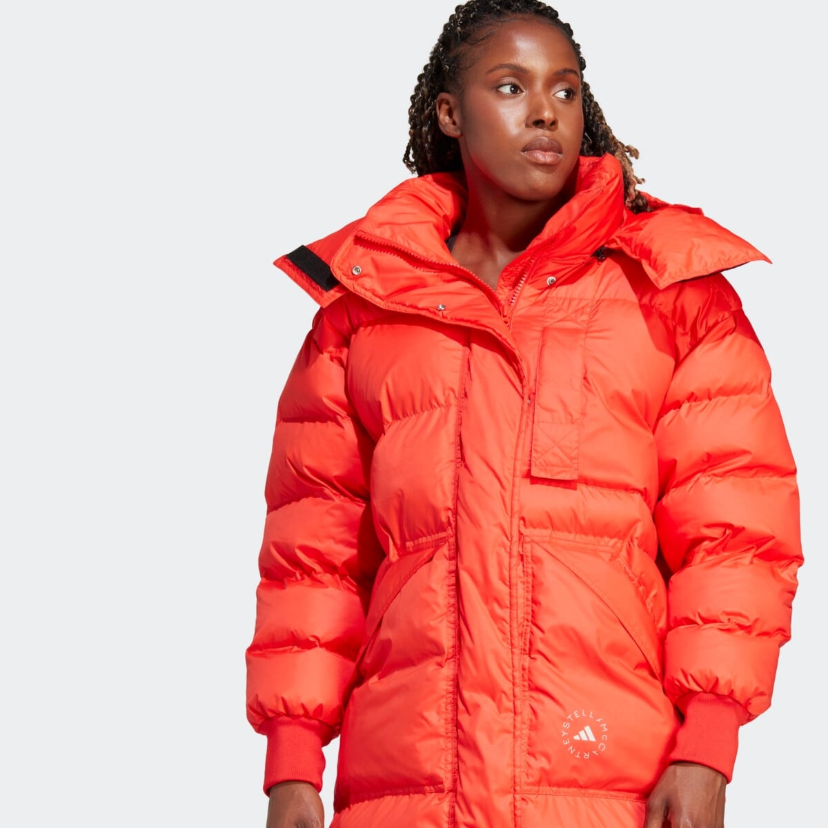 【新品】Stella Mccartney ダヴエンブロイダリー フリース　10A Adidas by stella mccartney womens truenature long padded jacket
