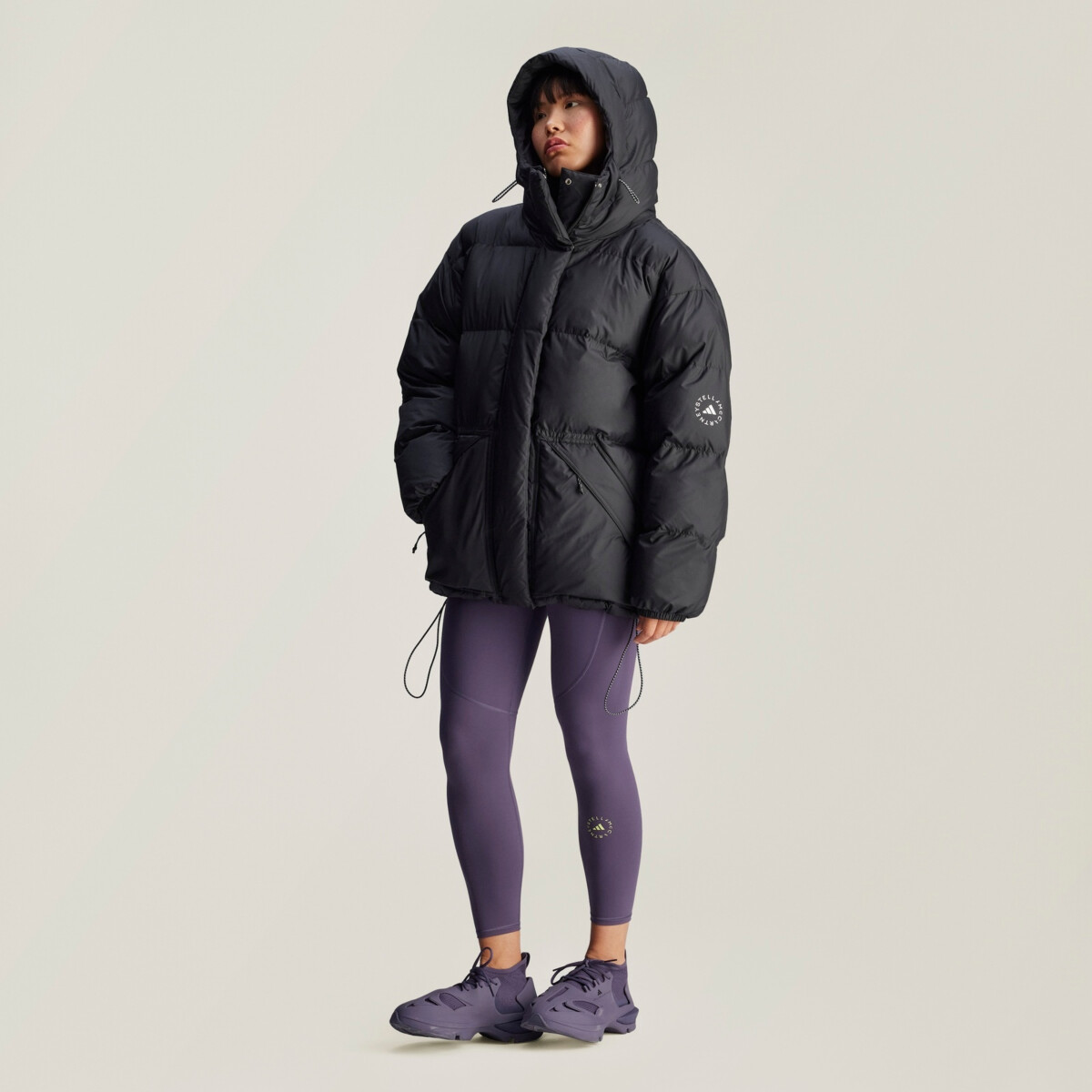 Adidas by stella mccartney women's reversible padded mid-length