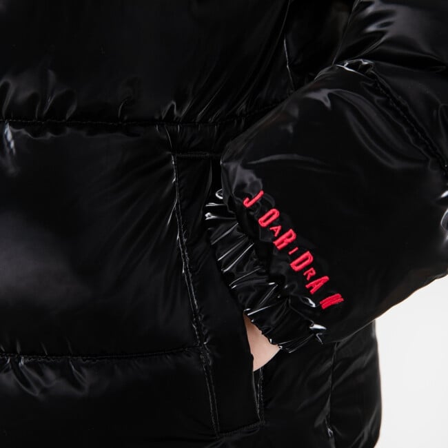 あ*ち様 JORDAN ブラック ジャケット XL ルーズフィット JORDAN BRAND AS M J JUMPMAN AIR FLC PO BLACK/BLACK/BLACK