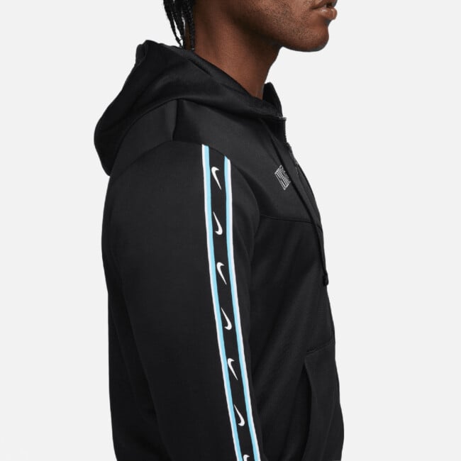 nike repeat logo full zip hoodie