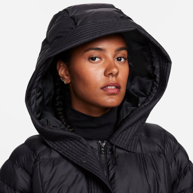 women's nike sportswear swoosh long windrunner jacket