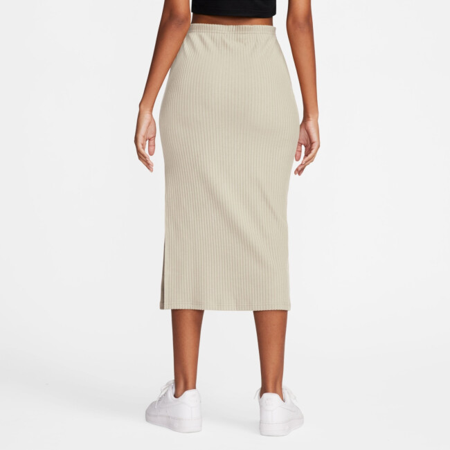 Nike sportswear chill knit women's ribbed midi skirt