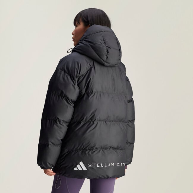 アディダス×ステラReversible Padded Mid-Length Winter Jacket Adidas by stella mccartney women's reversible padded mid
