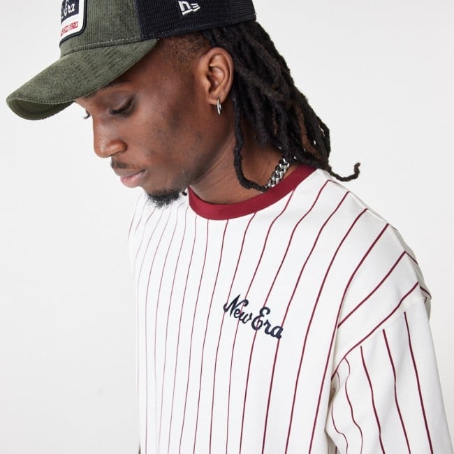 New Era Pinstripe Yankees T-Shirt