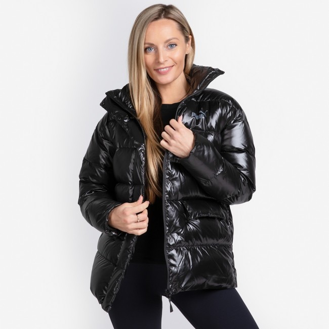 Puma puffer hot sale jacket women's