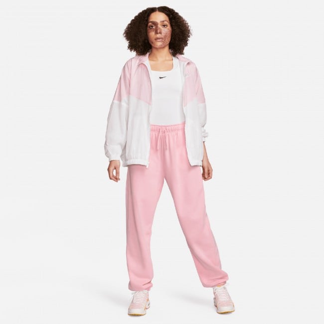 Nike swoosh oversized shop sweatpants in pink