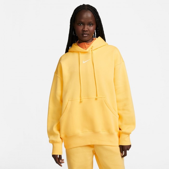 Nike dark yellow best sale mini swoosh oversized sweatshir