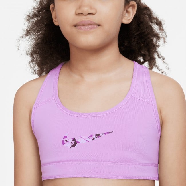 Nike Kids' Swoosh Big Kids' (Girls') Reversible Sports Bra - Pink