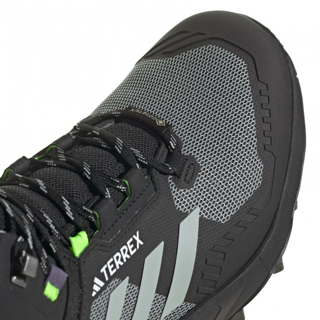 adidas TERREX Swift R3 Mid GORE-TEX Hiking Shoes - Black, Men's Hiking