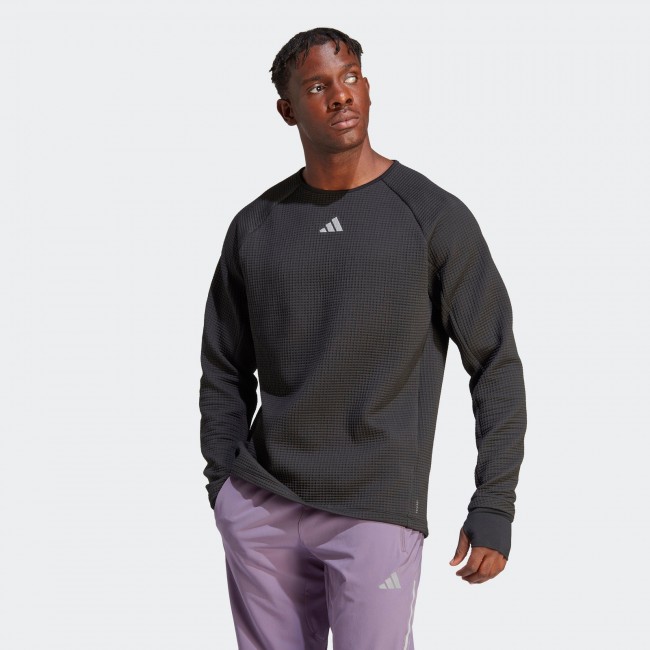 Adidas mens ultimate running conquer the elements aeroready warming long  sleeve long-sleeve top, Tops and shirts