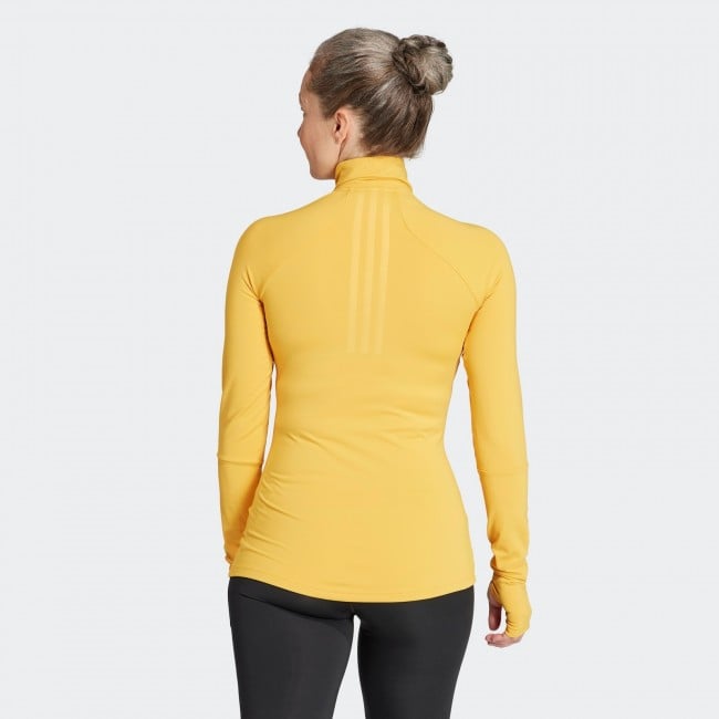 Adidas womens techfit cold.rdy 1/4 zip long sleeve training top, Hoodies  and sweatshirts