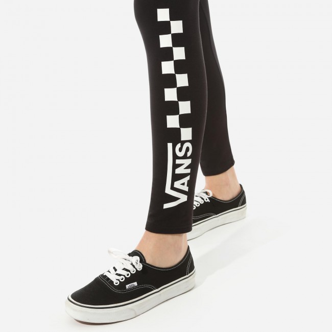 Vans Chalkboard II Black/White Checkerboard Leggings Size XS