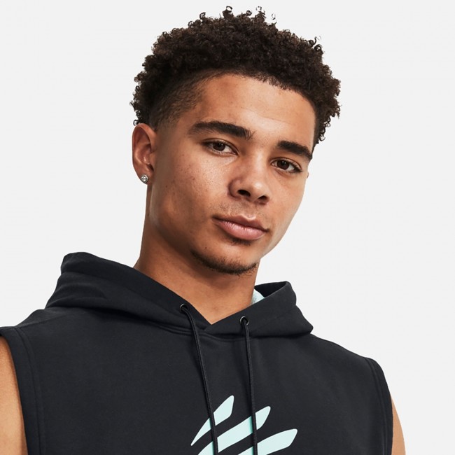 Curry sleeveless hoodie clearance
