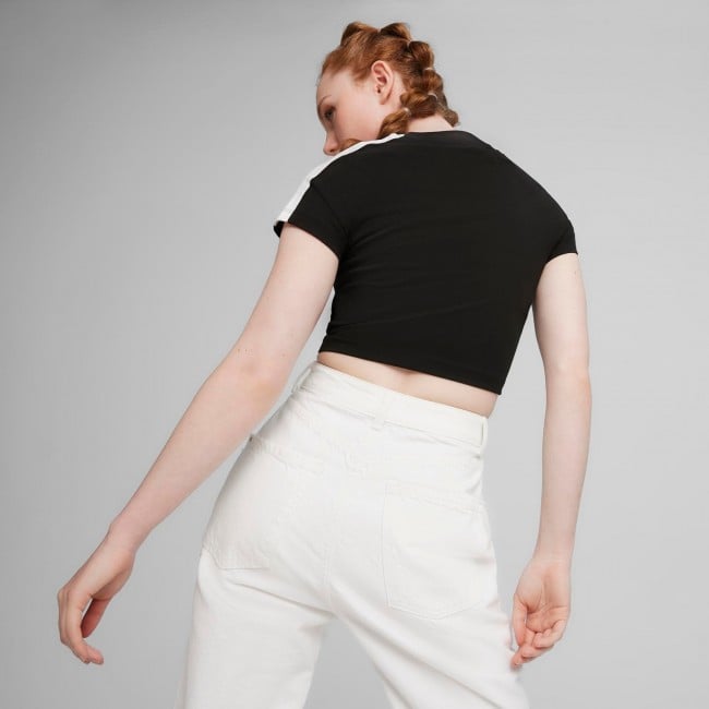 Puma womens baby crop tee cheap