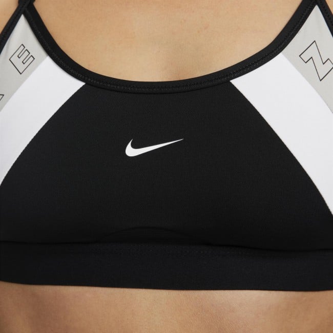 Nike indy logo sports bra black cheap