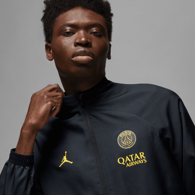 Paris saint germain strike fourth men s jordan dri fit woven soccer tracksuit Tracksuits Sportland Outlet