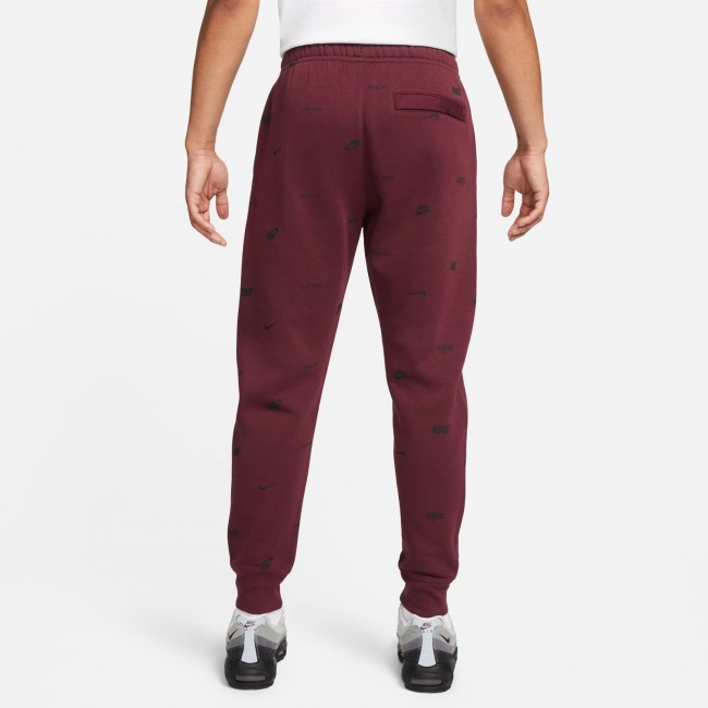 Nike club fleece men s brushed back allover print joggers Pants Sportland Outlet