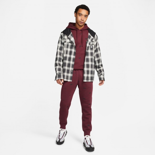 Nike club fleece men s brushed back allover print joggers Pants Sportland Outlet