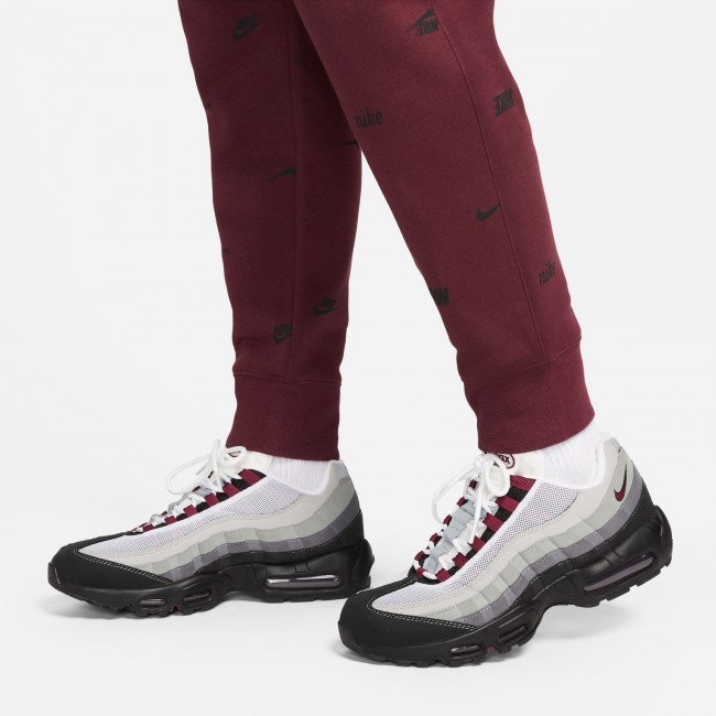 Nike club fleece men s brushed back allover print joggers Pants Sportland Outlet