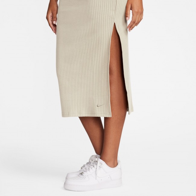 Nike sportswear chill knit women s ribbed midi skirt Skirts and dresses Sportland Outlet