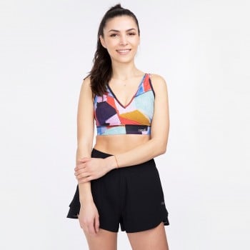 Online Shopping in the USA - Running Bare Lotus Sports Bra - Sky Marle  (Adult) 