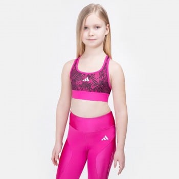LICHENGTAI 4 Piece Girls Sports Bra Breathable 100% Cotton Sports